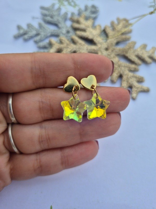 Producto - Aros Estrella brillante