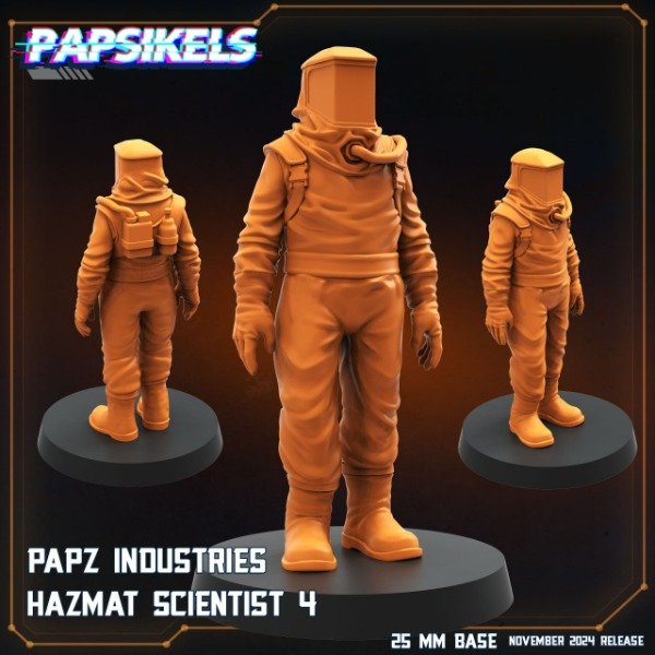 Producto - Cientifico en traje Hazmat 4