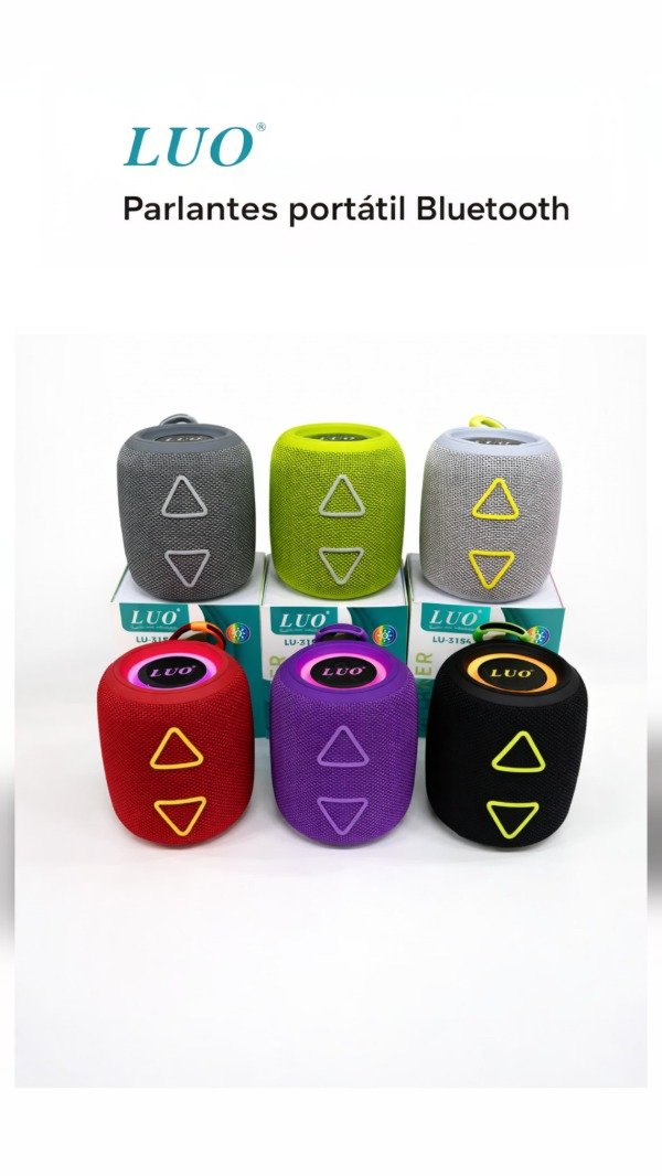 Producto - Parlantes portátil bluetooth 3154