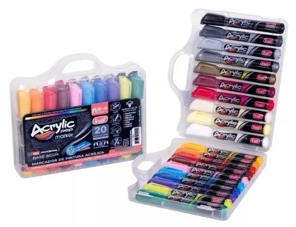 Producto - Marcador Trabi Acrylic pop x 20 unidades