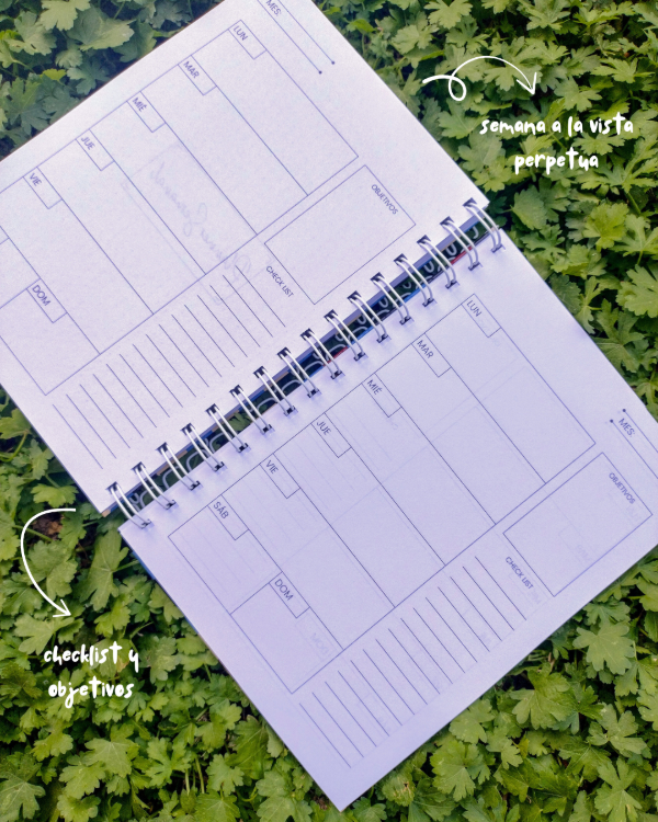 Producto - Agenda Docente Perpetua - tapa PERSONALIZADA