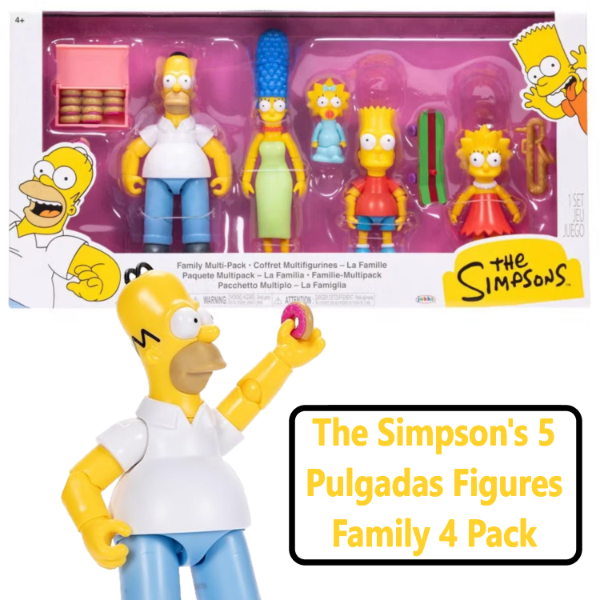 Producto - The Simpsons Family Pack-4 Jakks Pacific