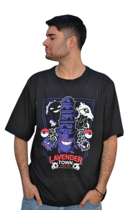 Producto - Remera Serigrafia Lavander Town PokeMon Gengar Otorii
