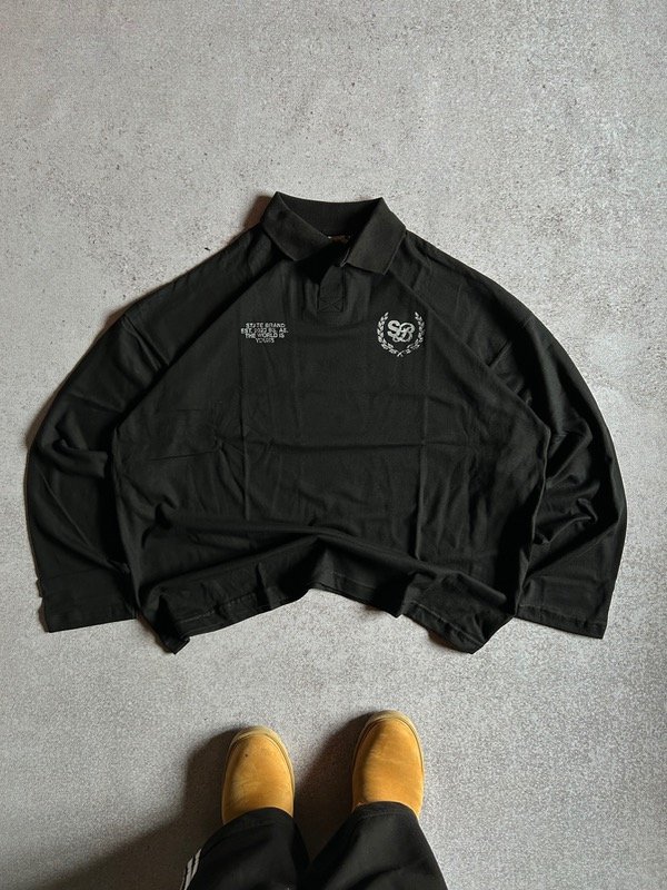Producto - OVERSIZE POLO BLACK SC