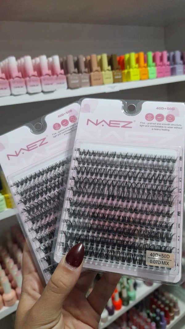 Producto - Pestañas en grupo 30D+ 40D 0.07D MIX NAEZ