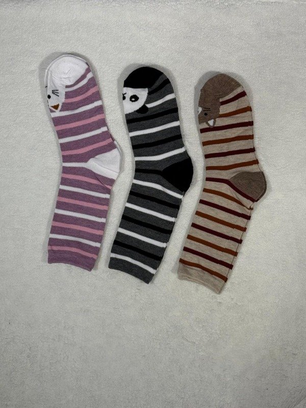 Producto - MEDIAS LARGAS RALLADAS X3 MUJER