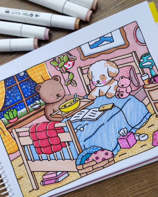 Producto - Cuaderno para colorear Bobbie Goods