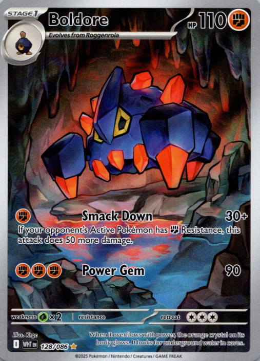 Producto - Boldore - 128/086 - White Flare - Holo