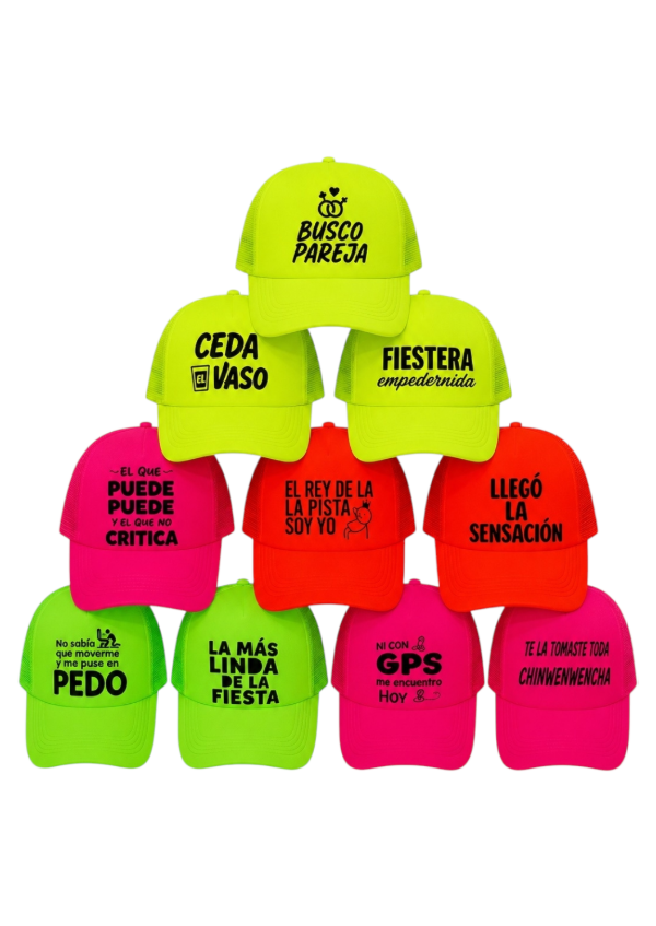 Producto - Gorras Trucker con Frases Pack x10u