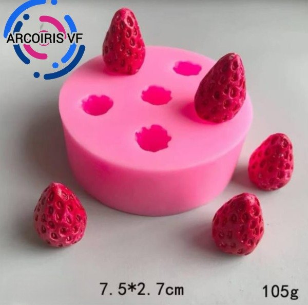 Producto - Molde 6 mini frutillas