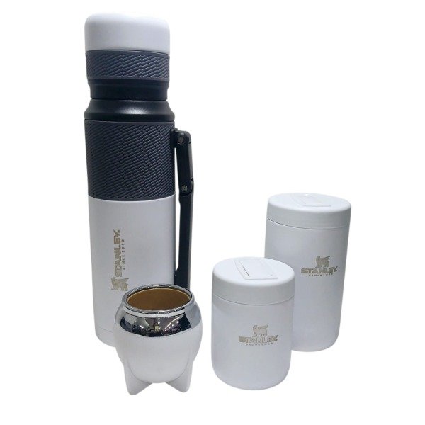 Producto - Set matero stanley 4 piezas blanco