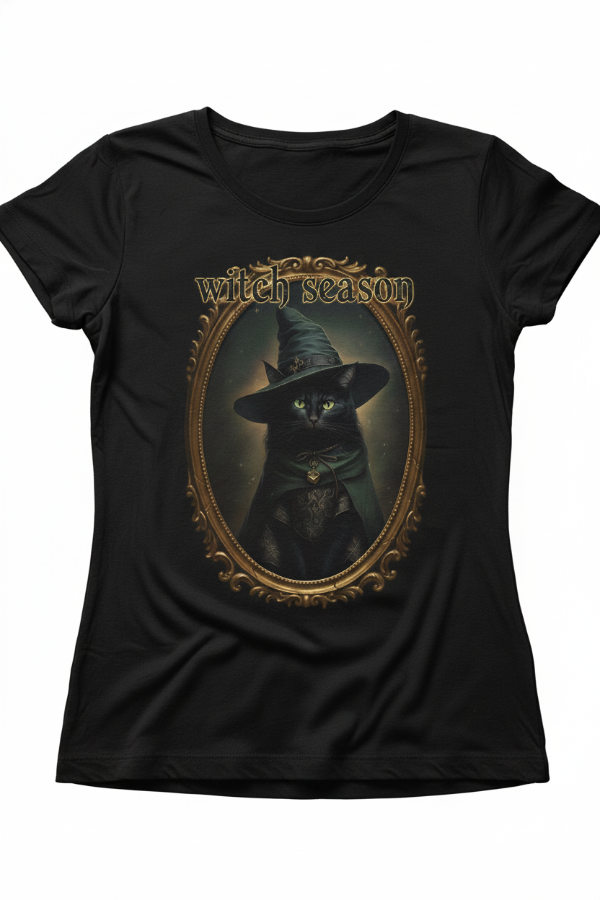 Producto - Remera Witch Season Gato Brujo