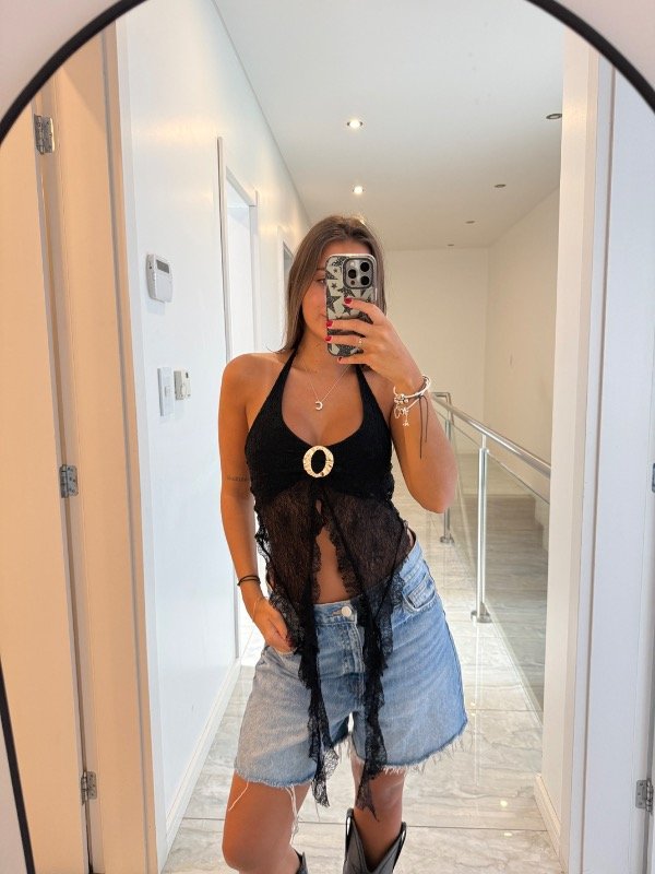 Producto - top pinta negro