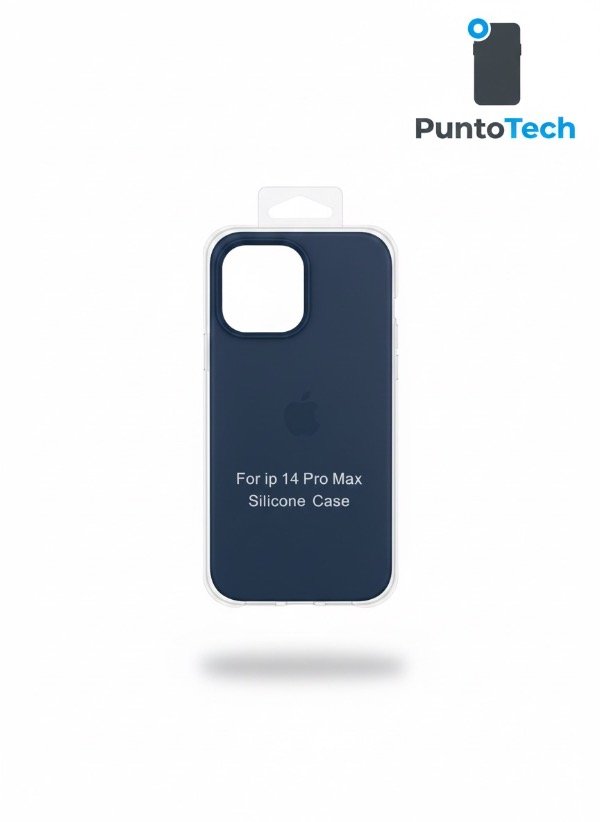 Producto - Silicon case iPhone 14 Pro Max azul