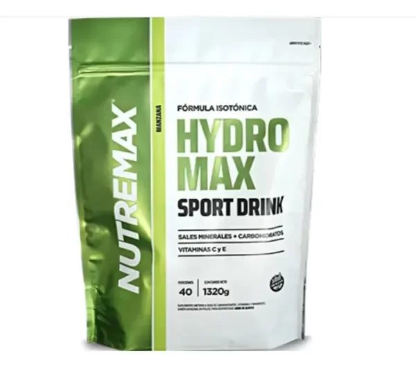 Producto - HYDROMAX sport drink  ELECTROLITOS/POTASIO bebida isotónica - 1320gr NUTREMAX - 2
