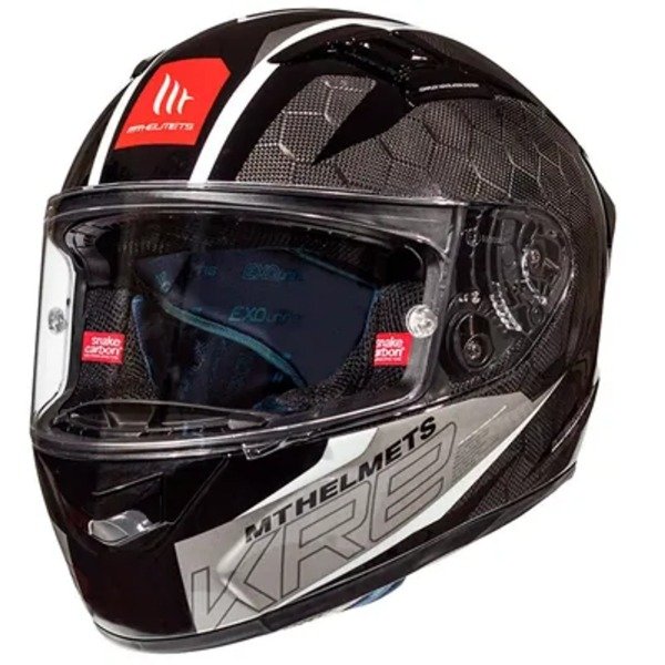 Producto - MT Helmets Casco KRE Snake Carbon 20 A0 - Cerrado - Talle XXL - Red