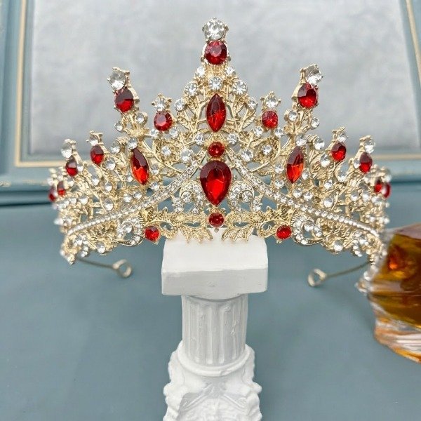 Producto - VINCHA METAL CORONA C/DIAMANTE EN CAJA X12PC 2166 - 0
