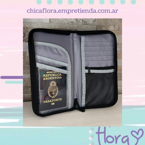 Producto - Estuche de Viaje con bloqueo RFID