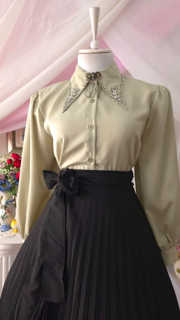 Producto - Camisa Cristal Verde! IMPORTADA NUEVA - 3