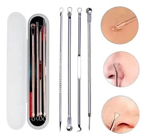 Producto - SET AGUJAS PUNTOS NEGROS X4