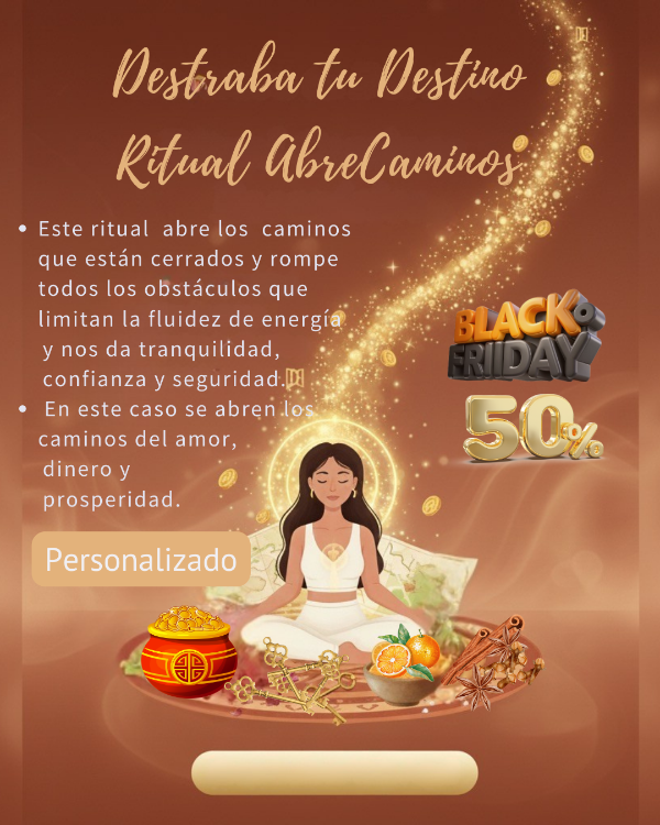 Producto - Ritual Abrecaminos Personalizado