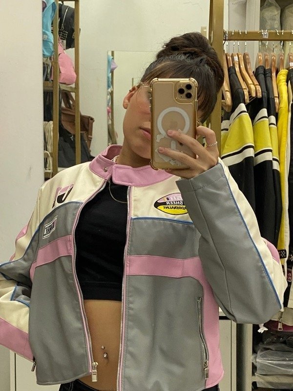 Producto - CAMPERA ECO CUERO - ROSA