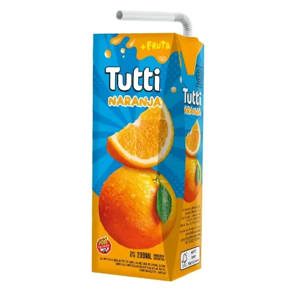 Producto - Jugo Naranja Tutti 200ml