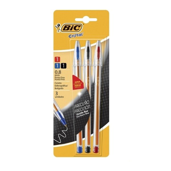 Producto - Boligrafos Trazo fino Surtido Blister X 3 BIC