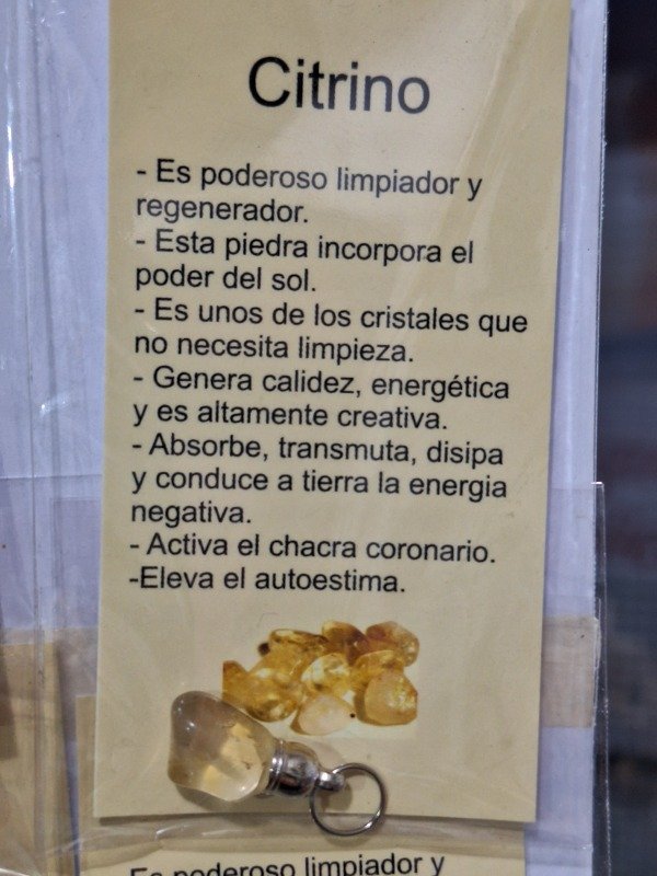 Producto - Dije Citrino 2 a 3cm - 2