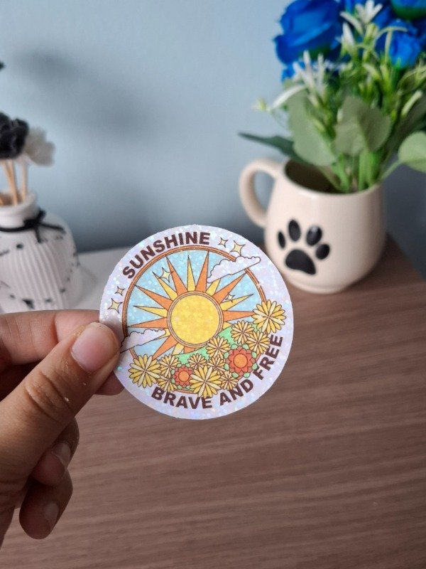 Producto - Stickers brillantes - Colección "Motivacionales" 057 - Sunshine