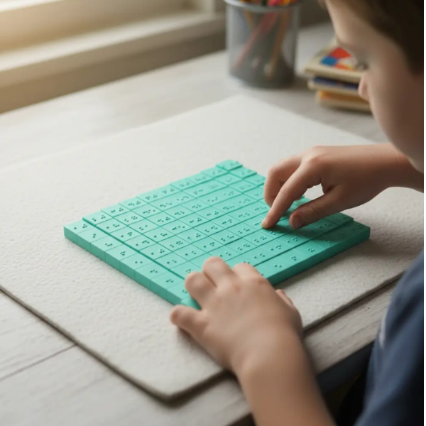 Producto - Tabla Pitagórica 10x10  - Braille - - 0
