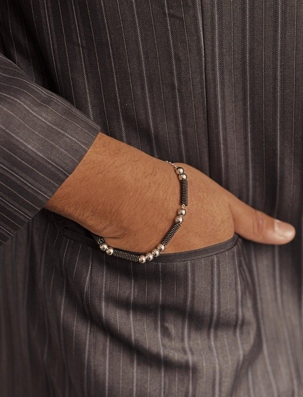 Producto - PULSERA KEVIN SILVER - ACERO QUIRURGICO
