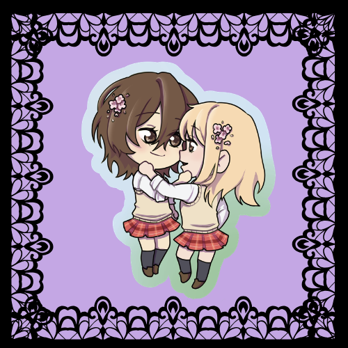 Producto - Sticker Kase-san and Morning Glories