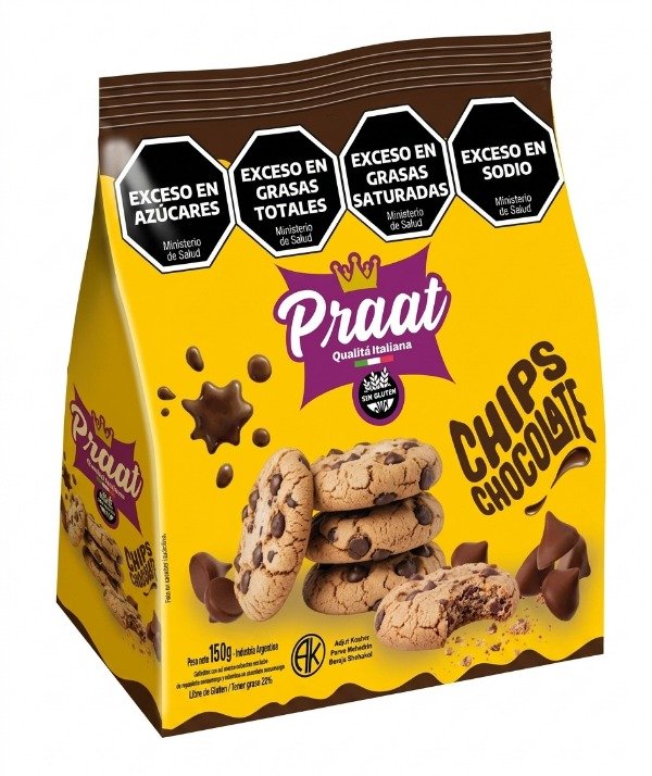 Producto - GALLETITAS DE VAINILLA CON CHIPS DE CHOCOLATE PRAAT