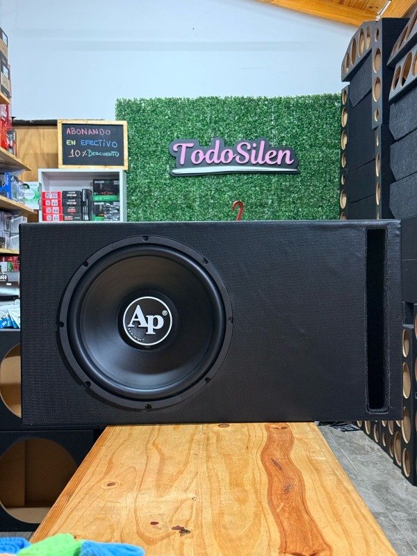 Producto - AUDIOPIPE 15 PULGADAS 1800W 700RMS DOBLE BOBINA CON CAJON DE MDF