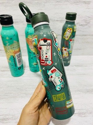 Producto - BOTELLA ALUMINIO DISEÑO TRAVEL