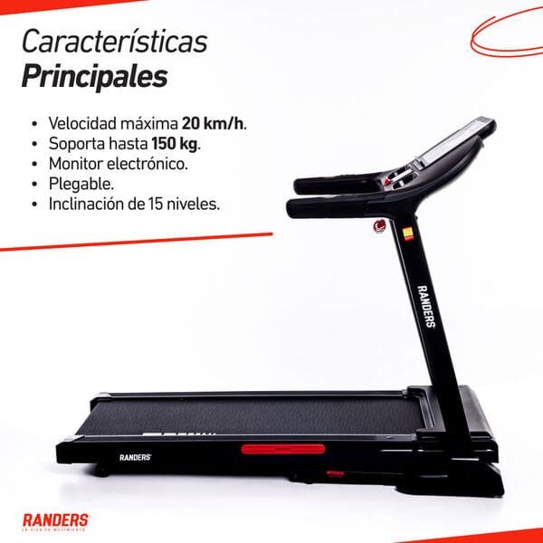 Producto - Cinta Motorizada RANDERS ARG-780-X Hasta 150 kg - 1