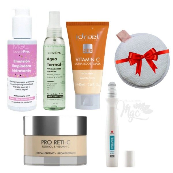 Producto - Kit Facial Vitamina C Hydrapore Limpieza Antioxidante