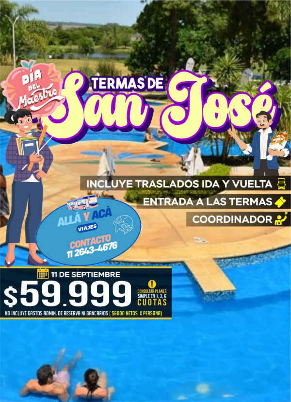Producto - Termas de San José Septiembre