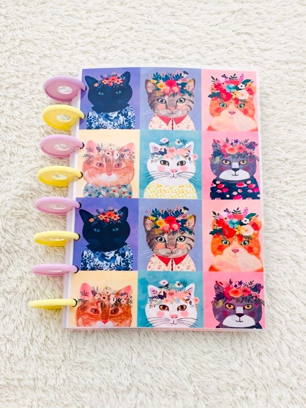Producto - Cuaderno Sistema de Discos "Gatitos"