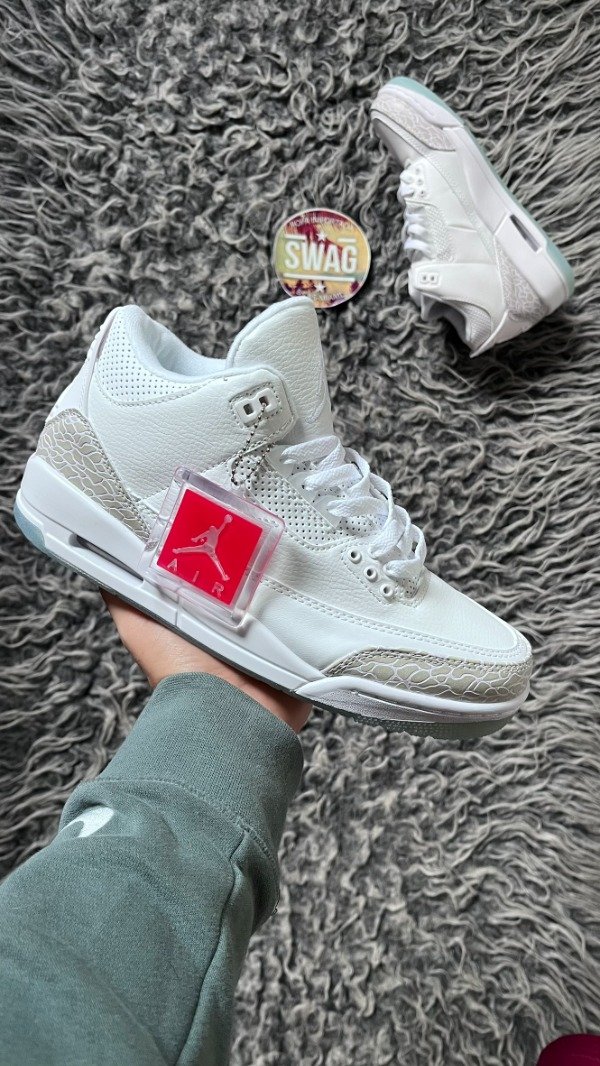 Producto - JORDAN RETRO 3 TRIPLE WHITE