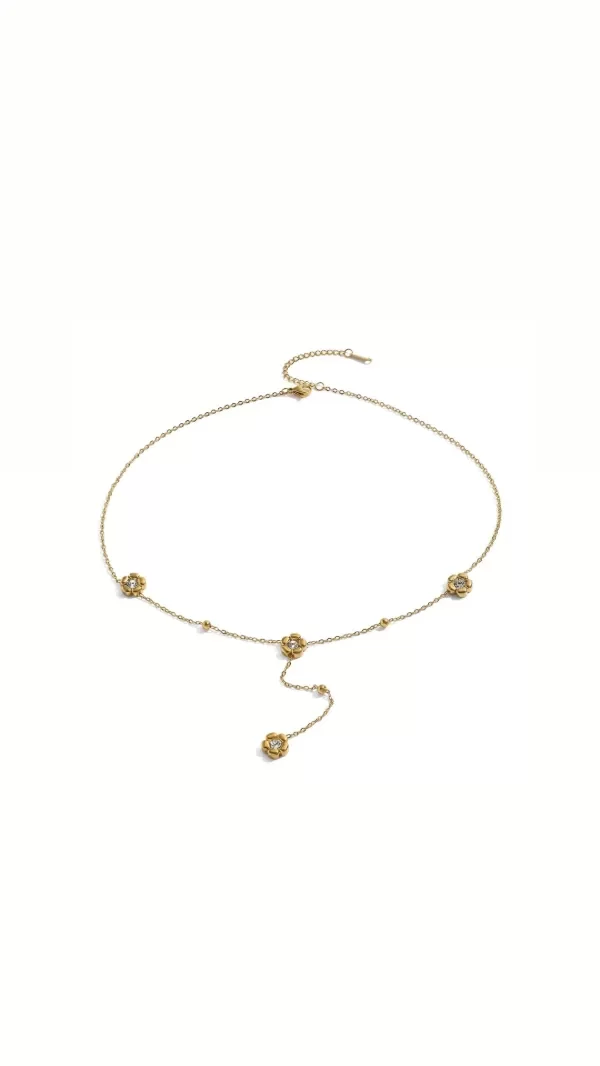 Producto - Collar Corbatero Flower Gold