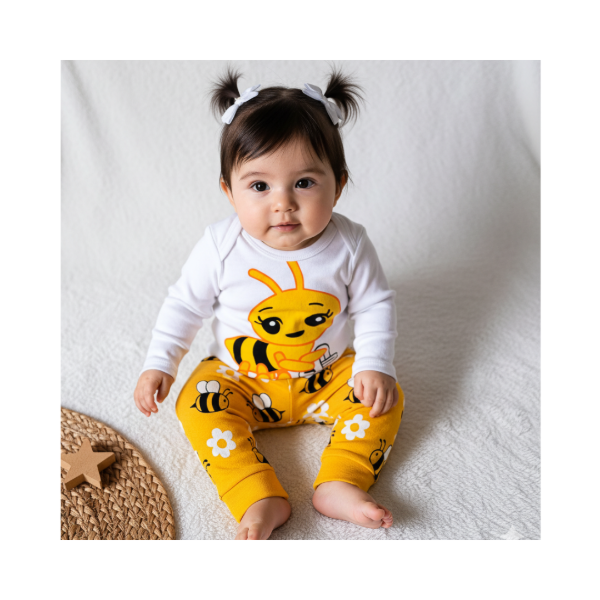 Producto - conjunto ABEJITA amarillo