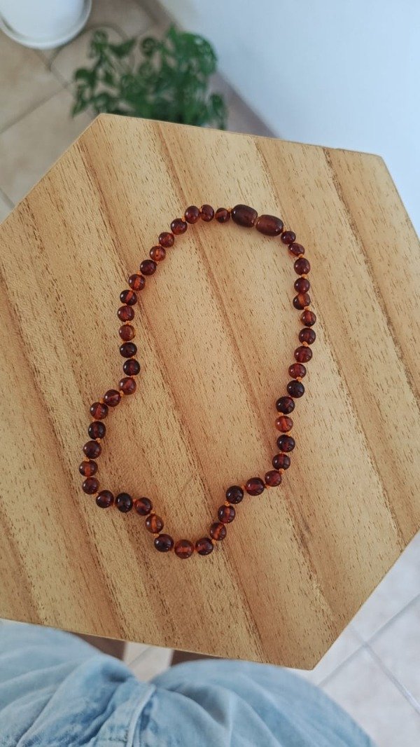 Producto - COLLAR COGNAC. ÁMBAR BÁLTICO IMPORTADO. BEBÉS