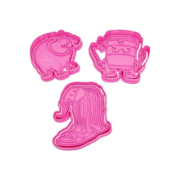 Producto - Set 2 de cortantes Brainrot italiano Tralala Tralalero