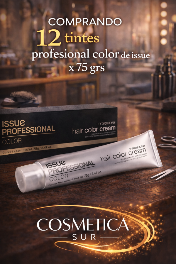 Producto - 12 tinturas profesional color de issue x 75 grs
