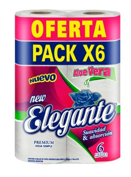 Producto - ELEGANTE X 6 ALOE VERA OFERTA