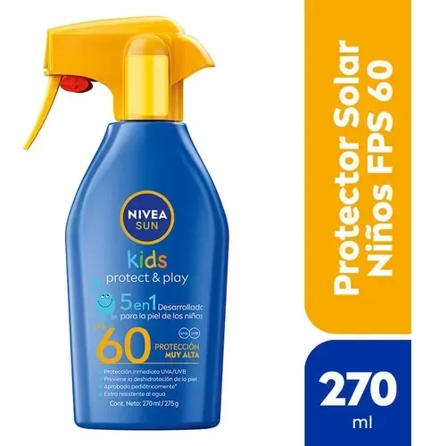 Producto - PROTECTOR SOLAR NIVEA KIDS - PROTECT Y CARE - ROCIADORFPS 60+ 270ML