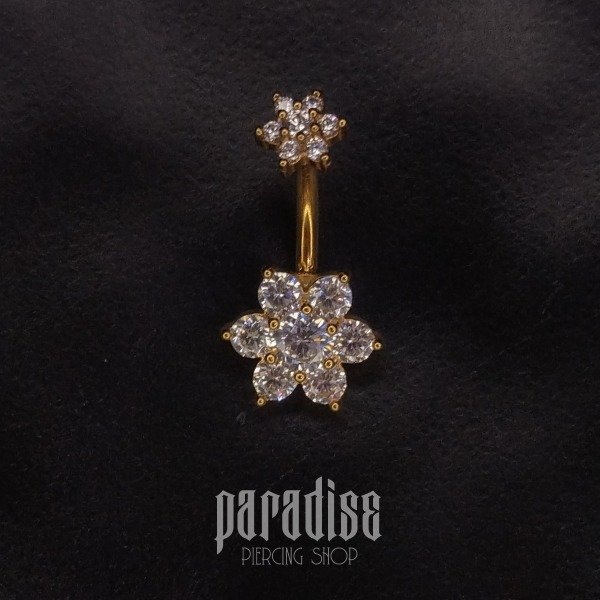 Producto - Ombligo Doble Flora Gold