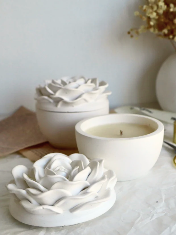 Producto - Vela y alajero Flor de la vida